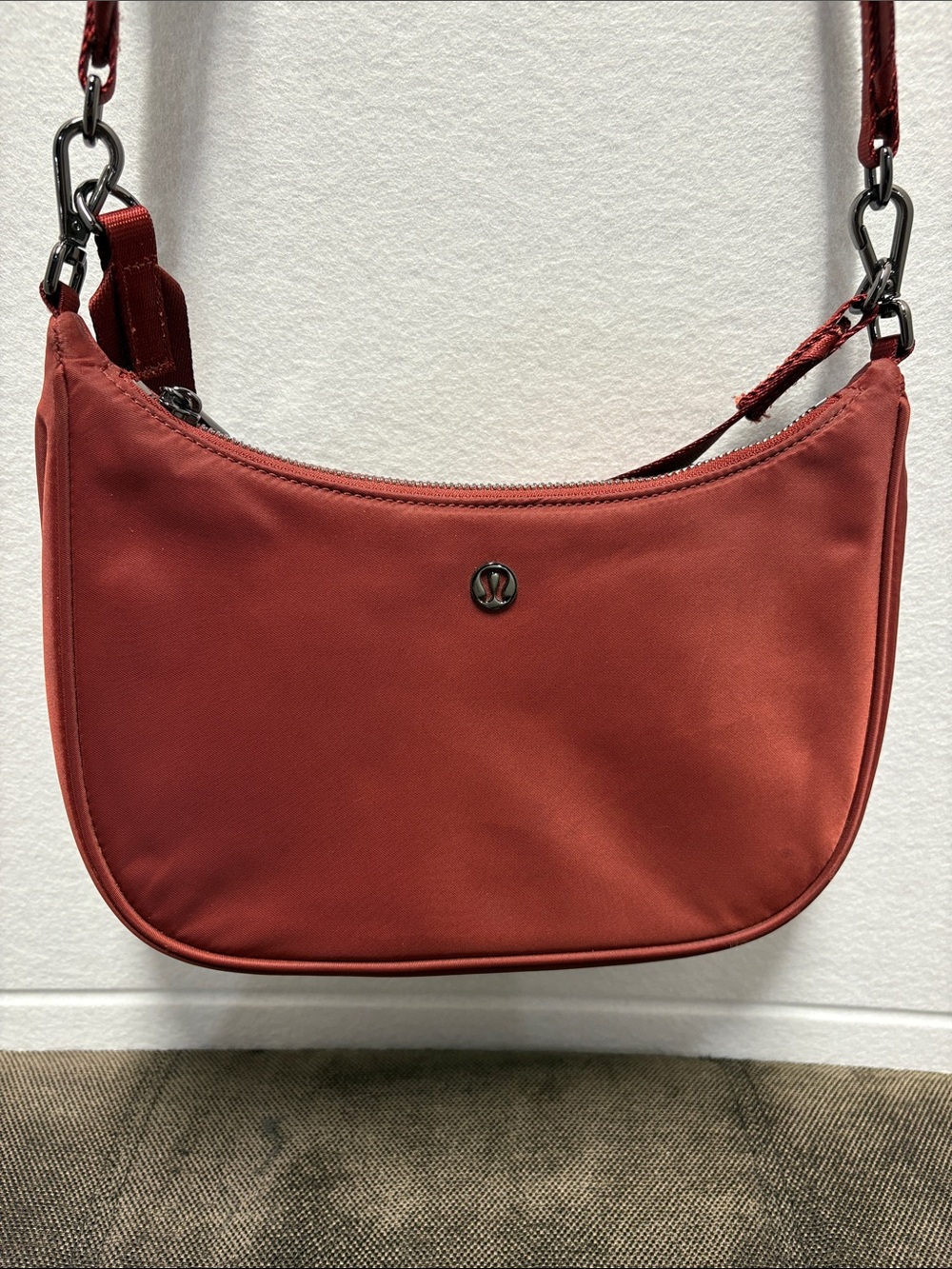 Lululemon Burgundy Adjustable Crossbody or Shoulder Bag